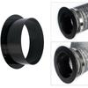 ABS Ventilation Pipe Joint Black Exhaust Pipe Connector Air Pipe Joint  Ventilation Pipe