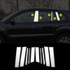 For Renault Koleos 2008-2016 Chrome Window B C Pillar Strip Cover Trim Stainless Steel Car Center Pillars Sticker