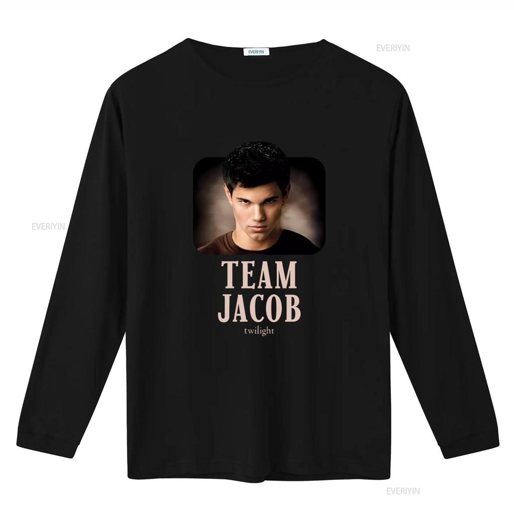 Tým Jacob Stmívání Dámské tričko Filmem inspirovaný potisk Ležérní oblečení vintage Vyprané designové oblečení Měkké homme Stylové