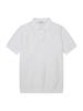 FERRAROMILANO Men'S Comfortable Pique Collar Short Sleeve Sweater Ivory (Aeca20261)