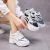 Casual Shoes 2026 Spring and Autumn New Student Sports Shoes Trend Breathable Women's Shoes Height Increasing Dad Shoes