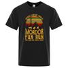 Mordor Fun Run Print T Shirt Men Women Tshirts Summer