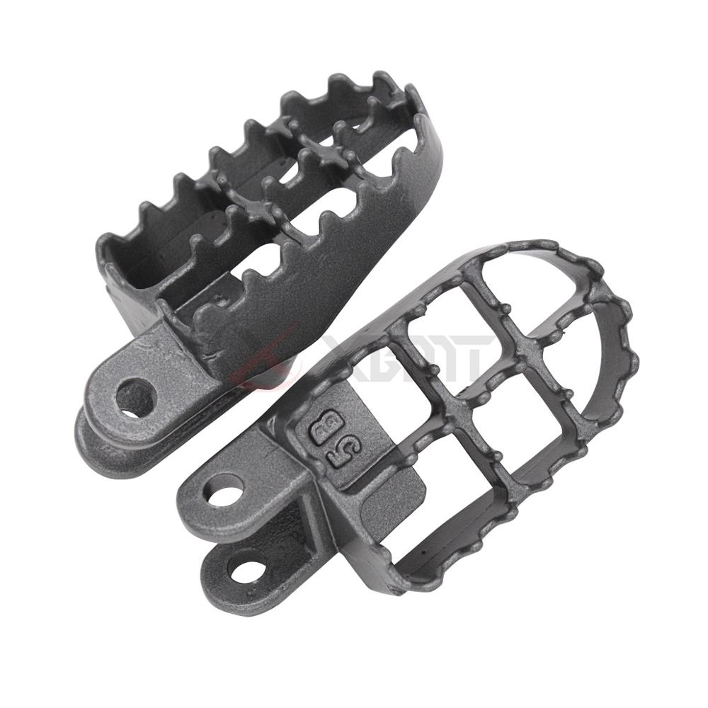 Motorcycle Accessories Foot Pegs Footpegs Footrests For Honda CR80 CR85 XR250 XR400 XR600R XR650R XR650L Motocross Dirt