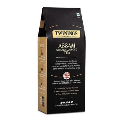 Twinings Assam Second Flush CTC Tea, 250g | Pack of 1 | 100% Assam Tea | Strong Flavour Strength | For Malty, Robust Flavour | No Added Colour
