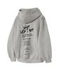 El Street Artwork Oversized Hoodie Gray