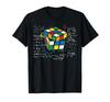 Camiseta Cubo Mágico Equação Matemática Retro Geek Rubik