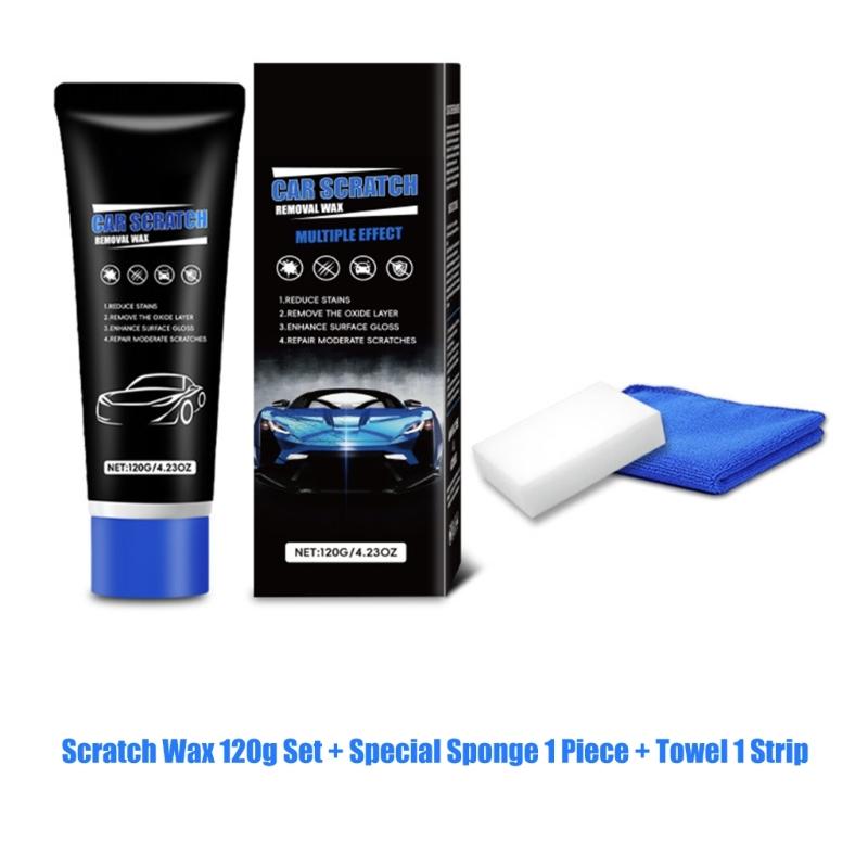 120G/4.23oz Car Scratches Remover Scratch Repair Wax Universal Polishing Wax Car Surfaces Paint Restorer Repair Coating