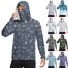 Men's UPF50+ Sun-protective Shirt, Quick-drying Long-sleeved Shirt, Running Exercise Fishing Shirt