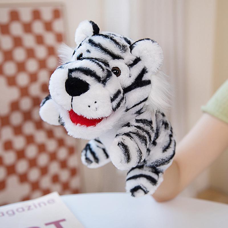 Animaux en peluche, jouets, marionnettes à main, poupées Kawaii, jouets éducatifs pour bébé, Lion, éléphant, lapin, singe, cadeau pour enfants