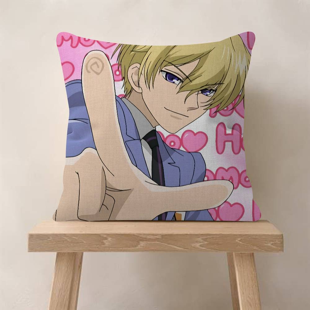 O-Ouran High S-School Host Club Personalized Pillow Dust Cover Bedroom Kids Party Decoration Pillowcase Birthday Children Gift
