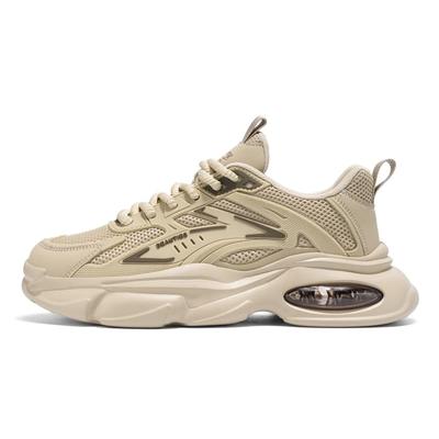 Thick-soled, Height-increasing Lace-up Wear-resistant and Trendy Sports Running Shoes Are The Best-selling Netted Men's Shoes