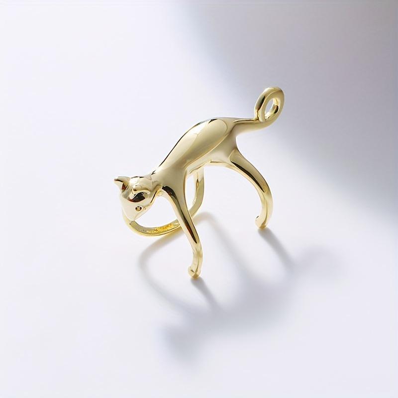 Creative Clip-On Cute Cat Earrings - No Piercing Needed, Unique Women's Jewelry Gift