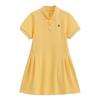 Gap Vestido tipo polo bordado con osito de peluche para niña