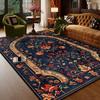 Persian Style Living Room Carpet Luxury Decoration Sofa Area Fluffy Soft Rugs Home Room Non-slip Washable Mat Floor Customizable