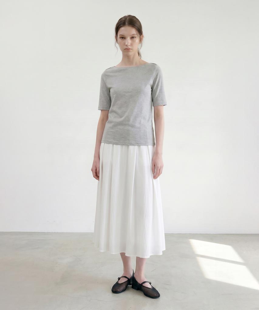 Lugkaeseuteu Julia Pleated Skirt / Julia Pleats Skirt_2Colors