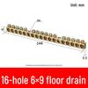 Transparent Cover Neutral/Ground Terminal Block - 8/12/18 Slots Copper Busbar