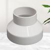 Exhaust Pipe Reducer Adapter ABS White 110-100/150-100/200-150 Variable Diameter Ventilation Pipe Fittings Home Hardware
