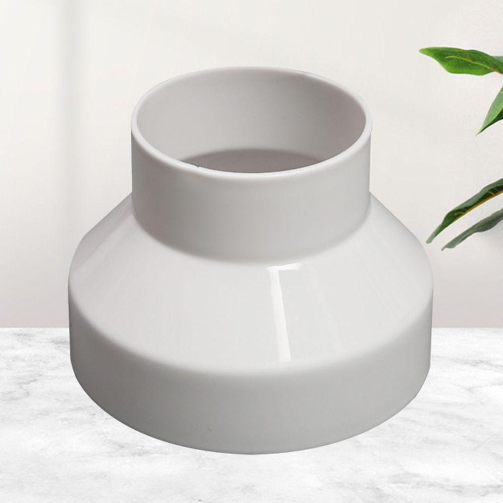 Exhaust Pipe Reducer Adapter ABS White 110-100/150-100/200-150 Variable Diameter Ventilation Pipe Fittings Home Hardware