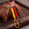 Corde de couvercle de théière Zisha faite à la main - Corde de protection antichute pour la cérémonie du thé Kung Fu