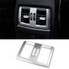 For 2013- BMW 3 4 Series GT Silver Steel Rear Air Outlet Vent Frame Trim 1X