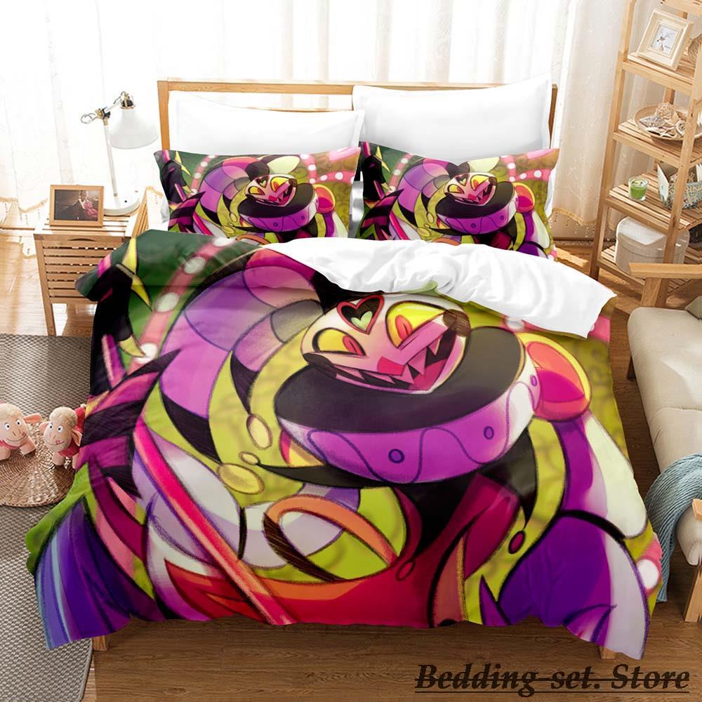 Fizzarolli Boss Bettwäsche Set Einzelbett Twin Full Queen King Size Bettwäsche Set Erwachsener Kind Schlafzimmer Bettbezug Sets Anime Bettwäsche Set Bett