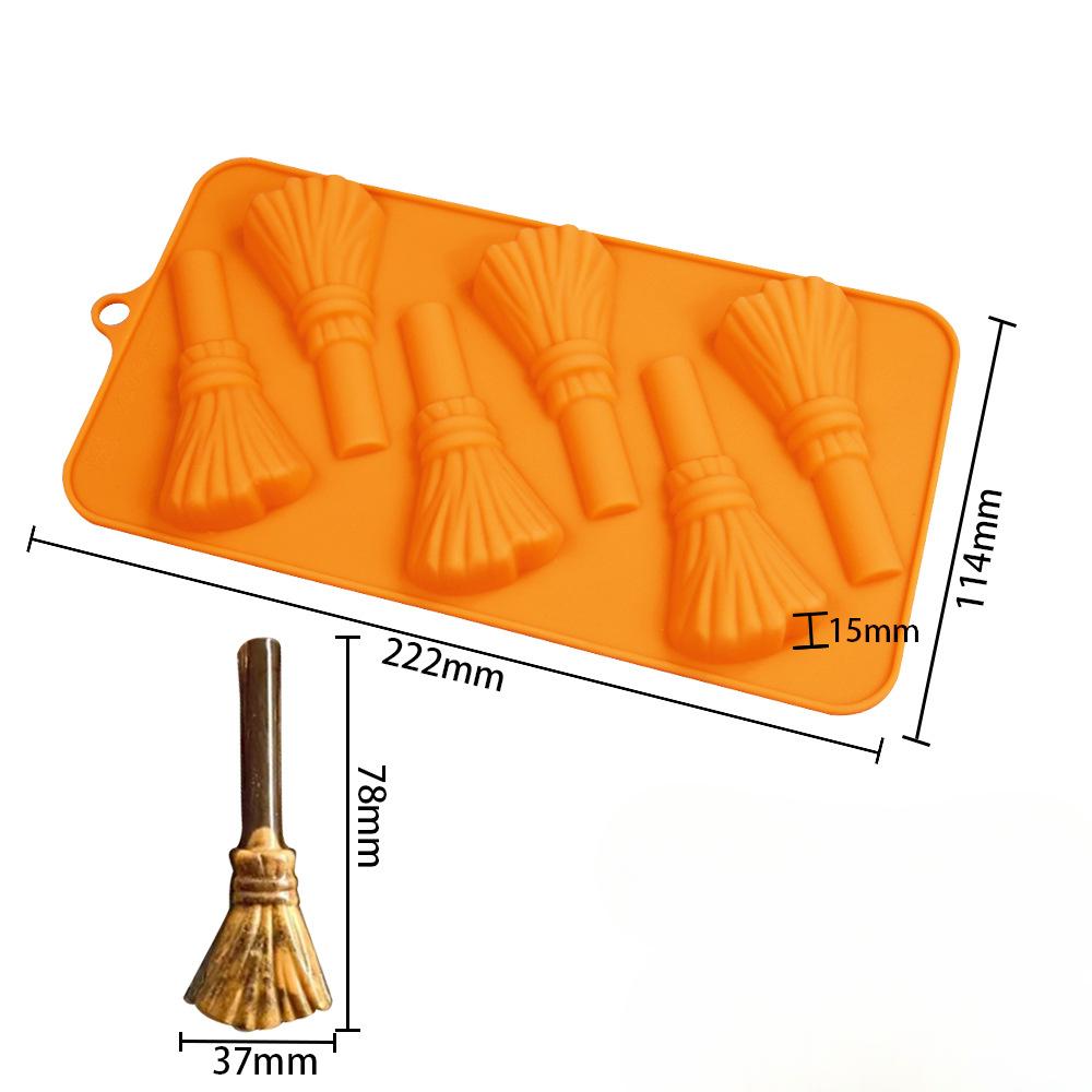 Halloween Pumpkin Chocolate Silicone Mold DIY Mini Ghost Biscuit Candy Baking Accessories Candle Mould Cake Decorating Tools