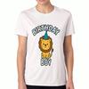 Geburtstag Löwenjunge Unisex Baumwoll-T-Shirt, Re Baumwolle Premium Druck, Langlebig, Lässige Mode, Mit Süßem Cartoon-Löwen Mit Geburtstagshut, Ideal Für