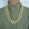 Big Chunky Necklace Rapper Fake Gold Chain Costume Performance Props Jewelry