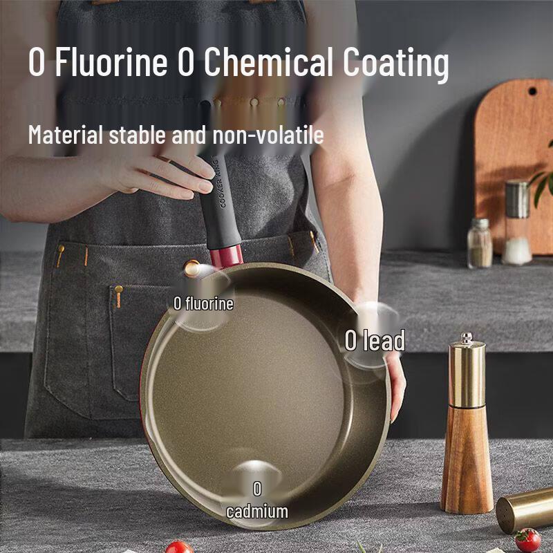 Chui Da Huang Red Fire Titanium Ceramic Frying Pan
