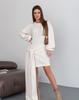 Angora Dress with Long Stole Belt ISSA PLUS