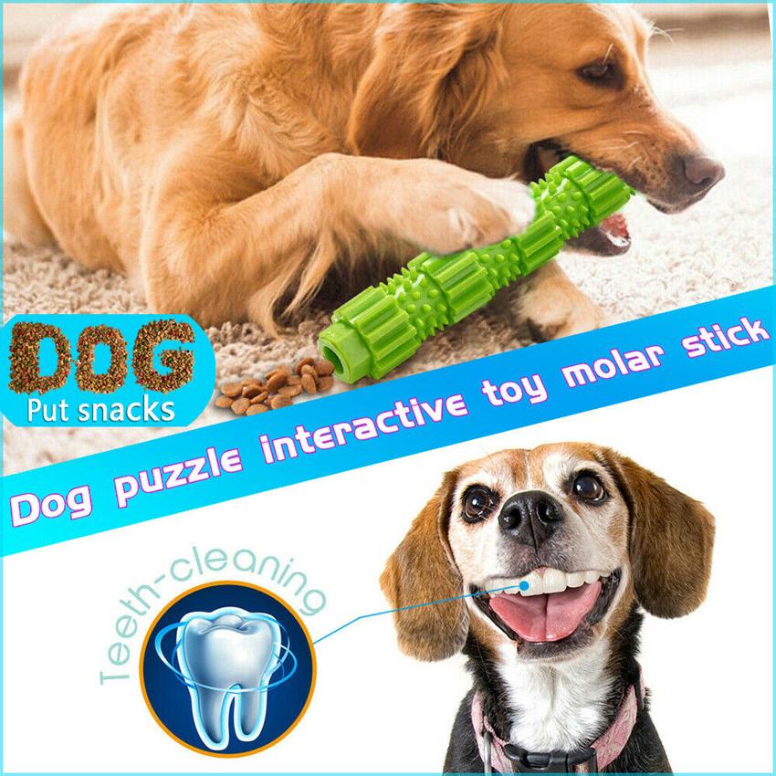 Durable Rubber Dog Chew Toy for Aggressive Chewers Teeth JUEeaning Squeaking Treat Dispensing Pet Toy