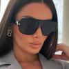 Women's Sunglasses T-shaped Square Sunglasses, Fashionable Large-frame Sunglasses