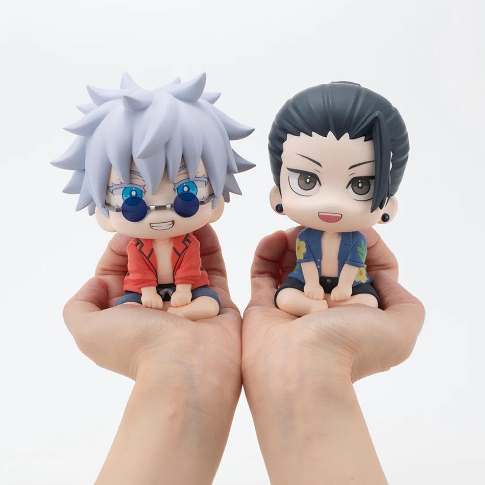 Anime Cute Fushiguro Toji Jujutsu Kaisen Figure Gojo Satoru Action Version Dolls Geto Suguru Statue Model Toys Doll Q PVC Poseable Articulated Scale