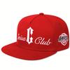 Fashionable Letter Embroidery Baseball Cap Unisex Adjustable Cotton Flat Caps Punk Hip Hop Hats Golf Hat