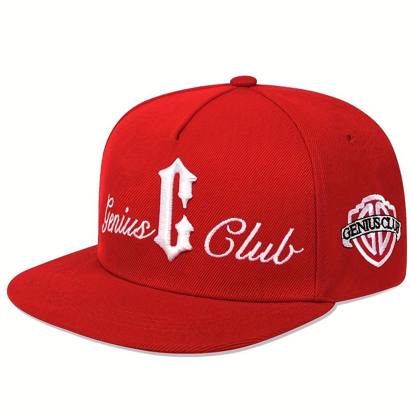 Fashionable Letter Embroidery Baseball Cap Unisex Adjustable Cotton Flat Caps Punk Hip Hop Hats Golf Hat