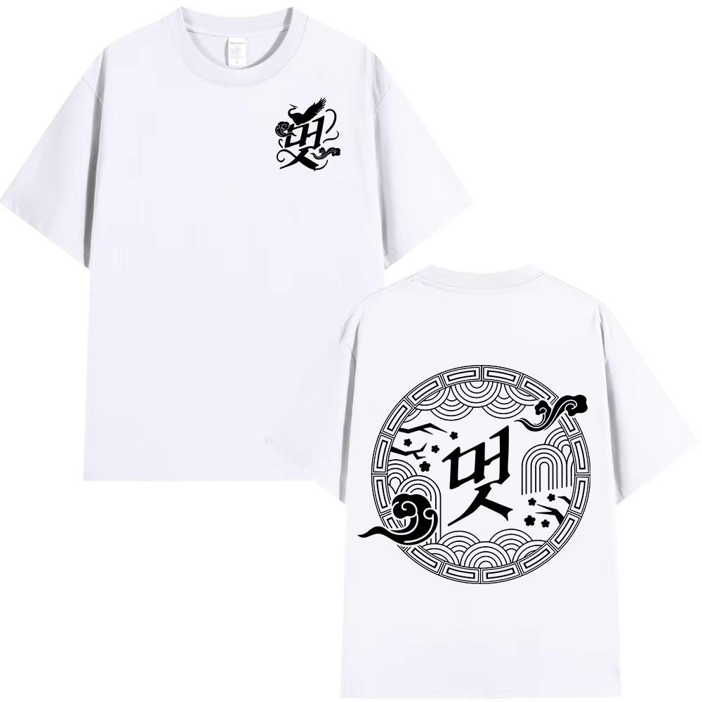 A genuine traditional Tshirt gift for fans in the world  a Korean Kpop fashionable men cotton shortsleeved top springsummer