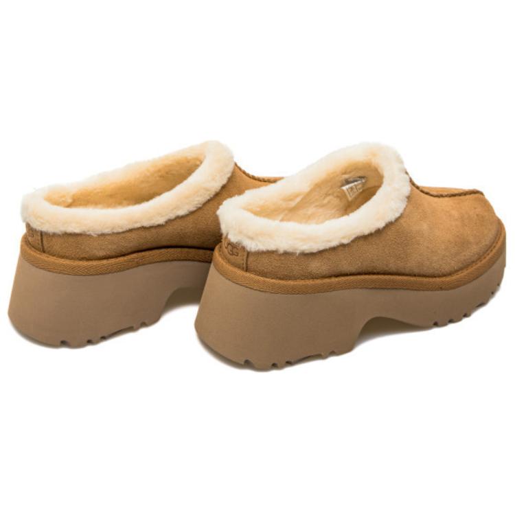 UGG New Heights Cozy Clog Chestnut Women Sneakers Brown 1162510-CHE