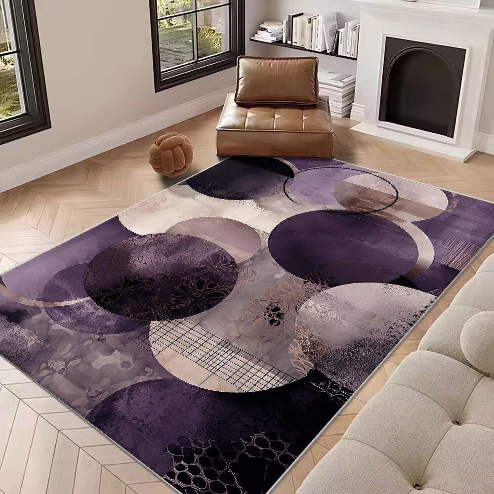 Nieuw Abstract Tapijt voor Woonkamer Scandinavische Decoratie Huis Sofa Groot Formaat Vloerkleden Geometrisch Slaapkamer Bedzijde Zachte Vloermat Antislip