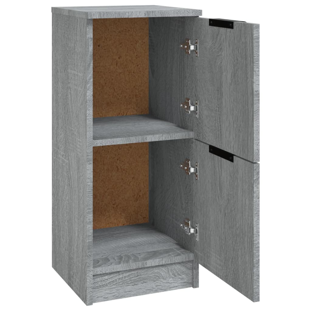 Vidaxl Cabinets, 2 Pcs., Sonoma Grey Oak, 30X30X70 Cm