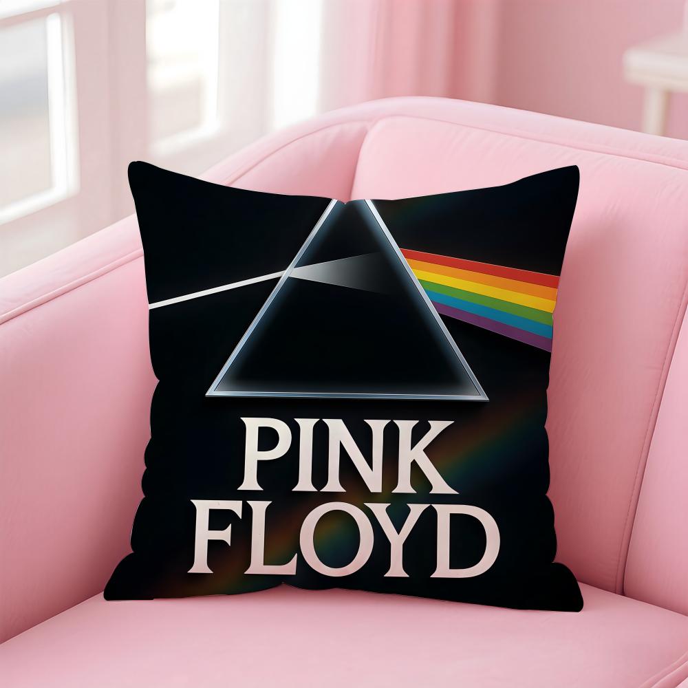 P-Pink F-Floyd Cushion Cover Comfortable Reversible Pillow Cover Ideal for Car Sofa Bedroom & Beyond