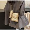 Straw Bag Female Crossbody Bag Small Fresh Lace Woven Bag