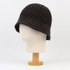 [UNIVERSAL CHEMISTRY] Onetone Charcoal Knit Bucket Hat