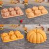 1 Pcs Pumpkin Cake Silicone Mold DIY Pinecone Biscuit Candy Pudding Baking Tool Tree Leaf Candle Soap Mould