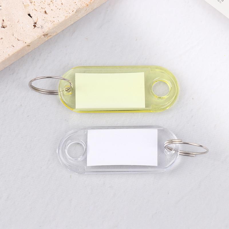 10 buc Breloc Multicolor Etichete de Identificare Chei Etichete Etichete de Identificare Bagaje Card de Clasificare Număr El Inele Chei Breloc Culori Aleatorii
