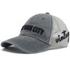 NEW YORK CITY Broderie Casquette de baseball Homme Été Casquettes en maille Femme Snapback Côté Vintage Lettre Côté Hip Hop Chapeau de camionneur Unisexe