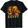 Retro Egypt Travel Pharaoh Pyramid Camel Sphinx T-Shirt