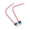 1Pc Porte-fusible de voiture Adaptateur de prise de circuit supplémentaire Mini Atm Apm Blade Mini dispositif de sécurité simple 12V 10A 15A 20A