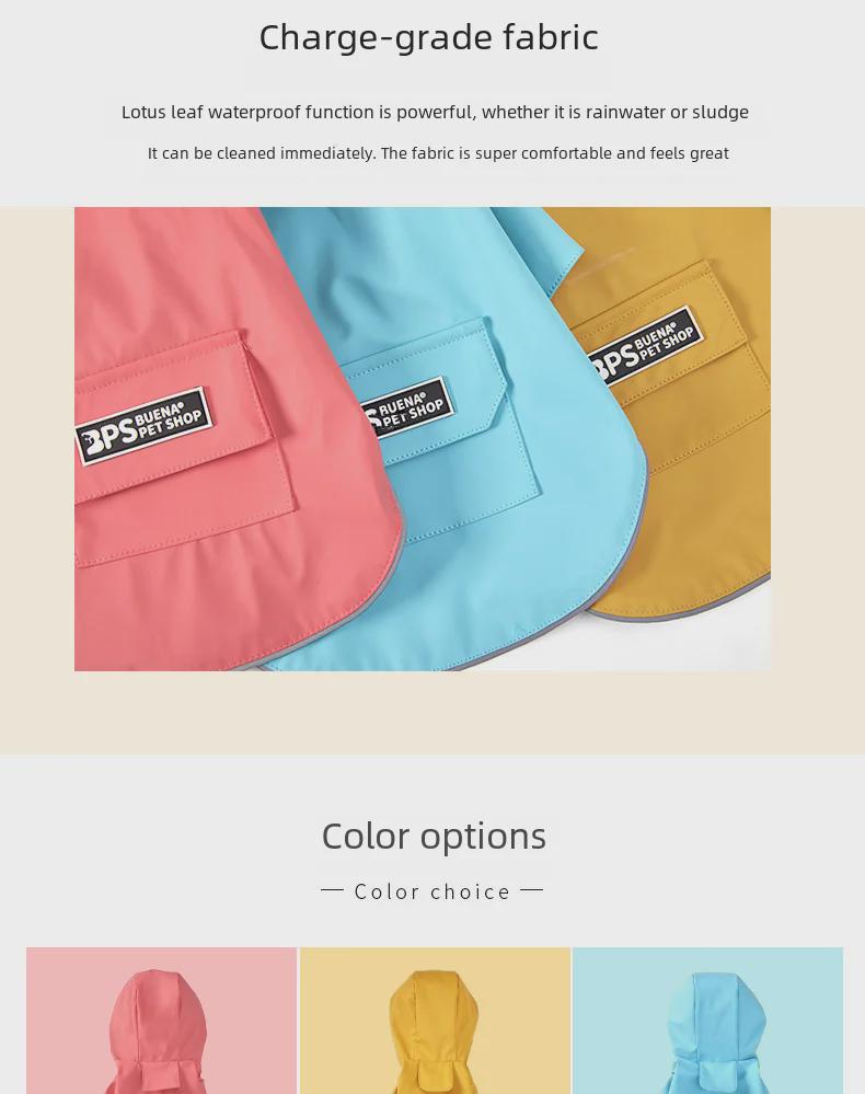 Hooded Waterproof All-Inclusive Raincoat for Small Dogs