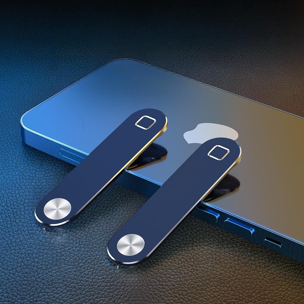 1 ST Aluminiumlegering telefoonstandaard, metalen magnetische standaard voor uitbreiding van dubbel scherm, geschikt voor laptops en tablets, zijschermstandaard voor laptop.
