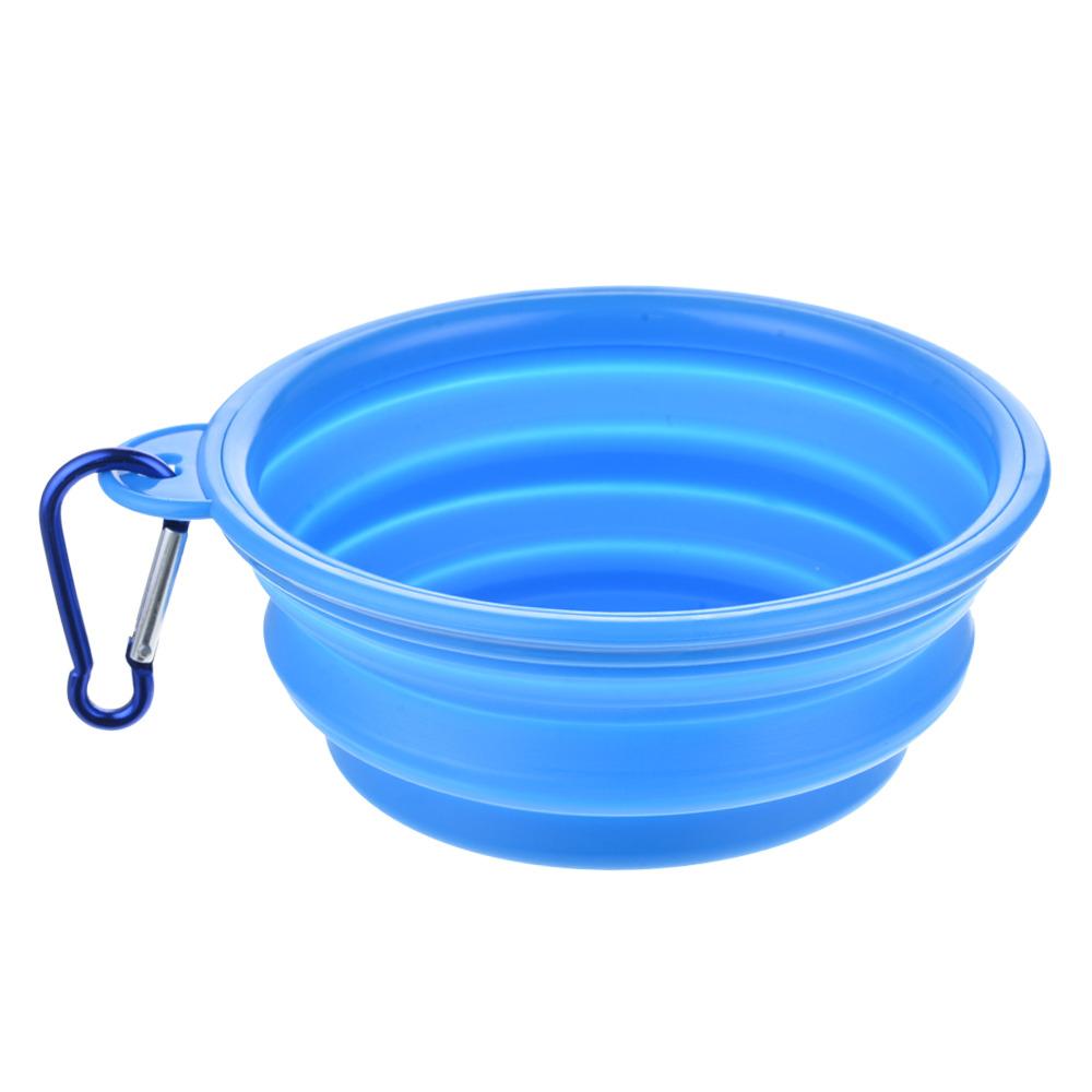 Dog Bowl Portable Folding Pet Bowl Collapsible Silicone Water Bowl For Dog Outdoor Travel Puppy Feeder Dish Food Container Decor